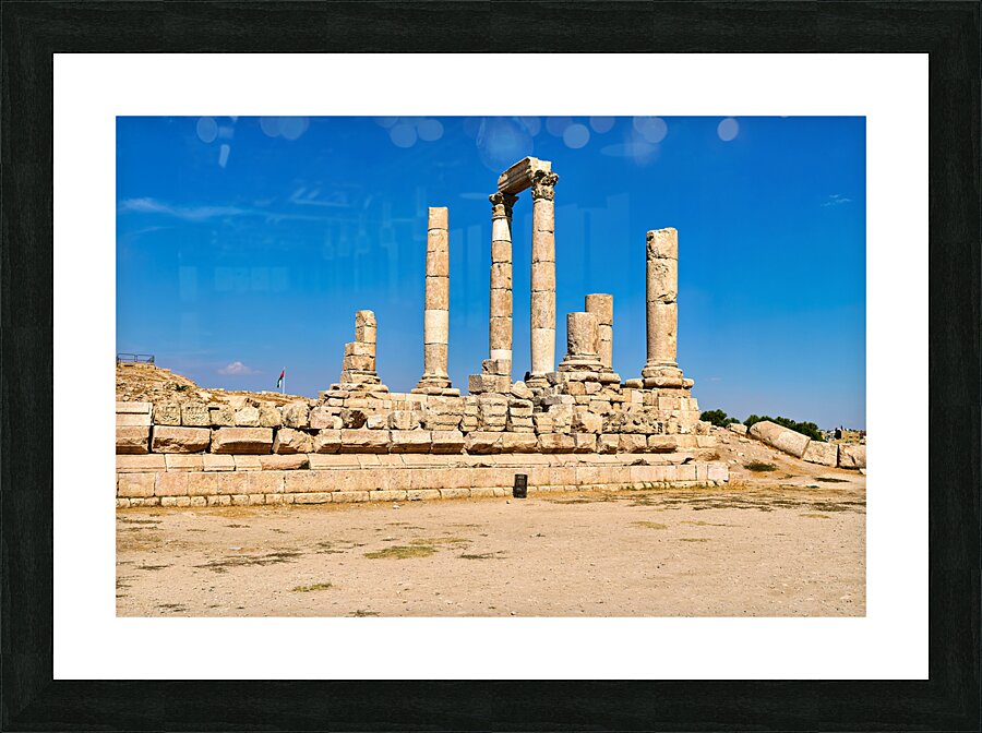 Amman Jordan. The Citadel Picture Frame print