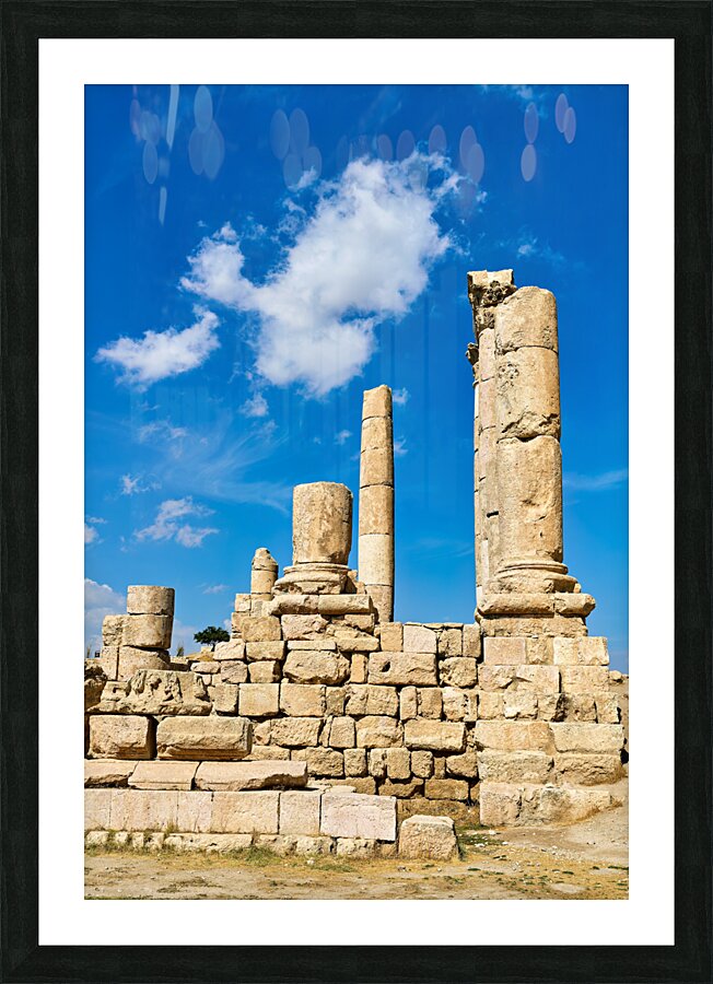 Amman Jordan. The Citadel Picture Frame print