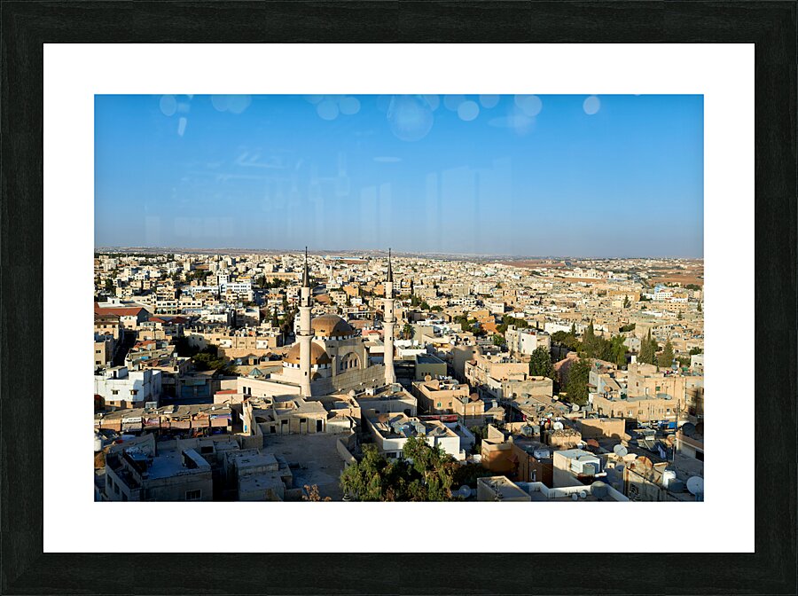 Jordan. Panorama view of Madaba Picture Frame print
