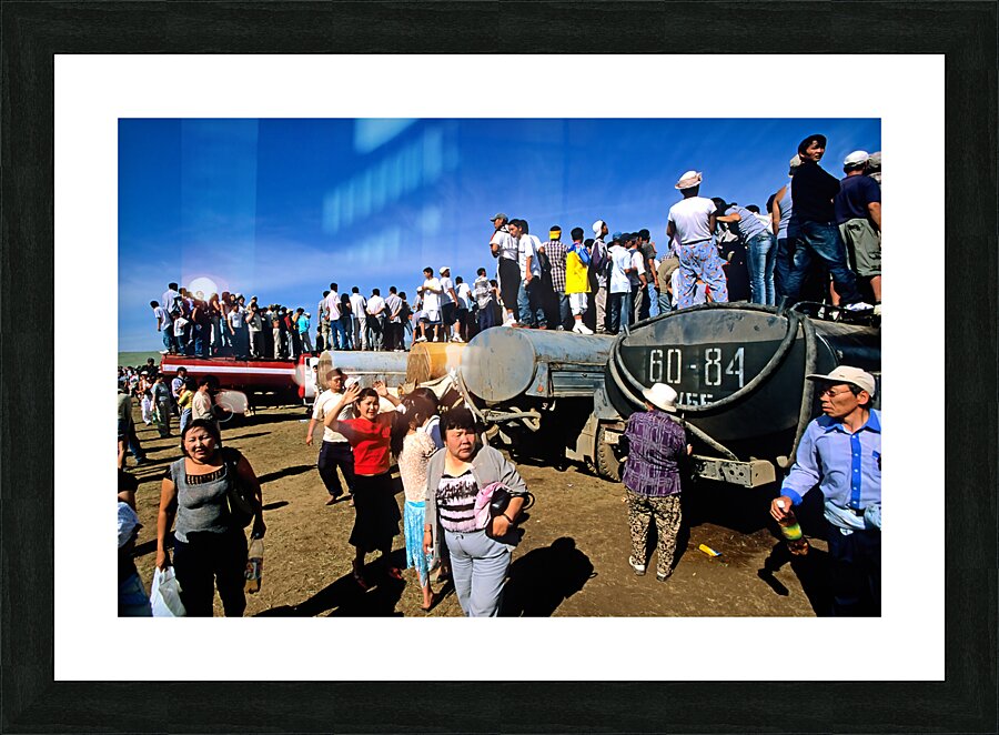 Ulaanbaatar Mongolia. Naadam is a traditional type of festival in Mongolia Picture Frame print