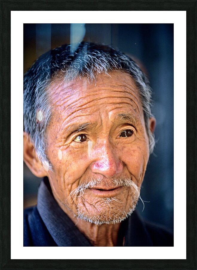 BHUTAN. Bumthang Valley Picture Frame print