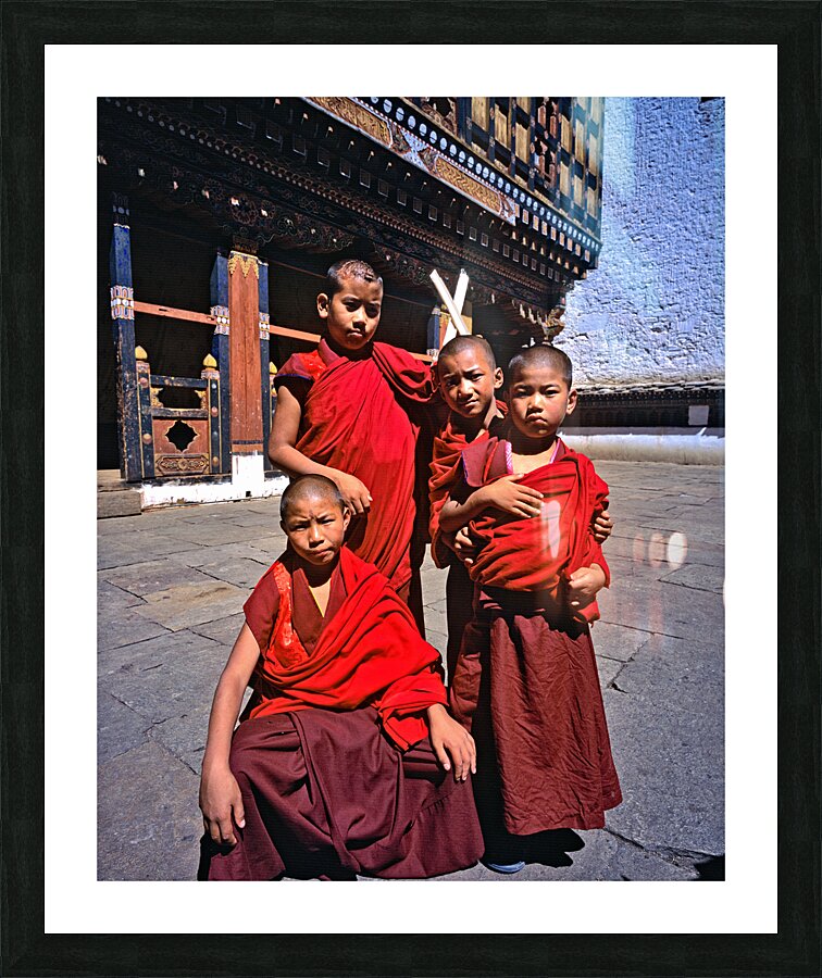BHUTAN. Paro Valley Picture Frame print