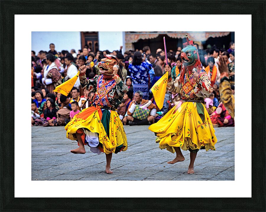 BHUTAN. Thimphu Tsechu Festival Picture Frame print
