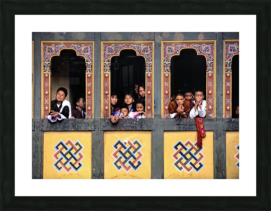 BHUTAN. Thimphu Tsechu Festival Picture Frame print