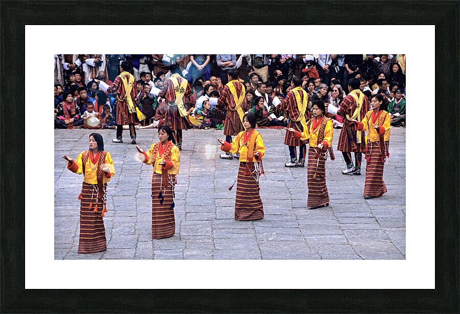 BHUTAN. Thimphu Tsechu Festival Picture Frame print