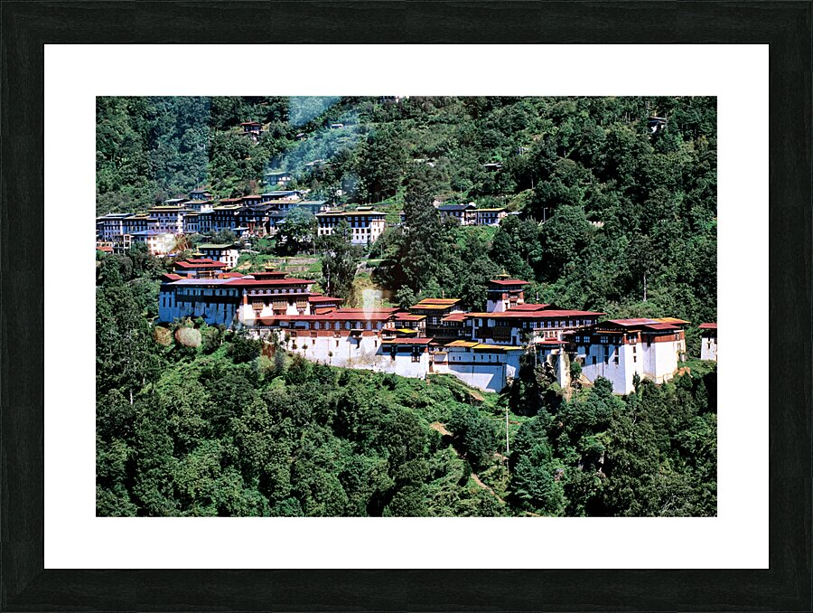 BHUTAN. Trongsa Monastery Picture Frame print