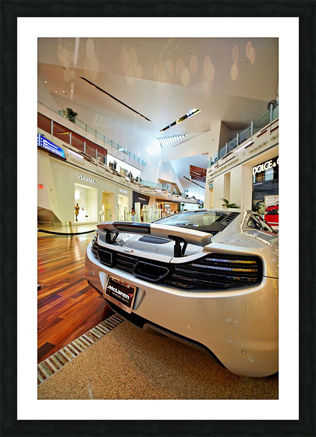 Crystals Mall City Center. Las Vegas Nevada USA Picture Frame print