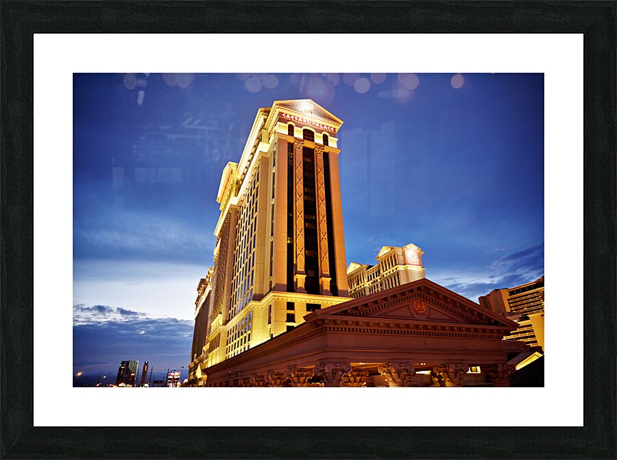 Caesars Palace Hotel and Casino. Las Vegas Nevada USA Picture Frame print