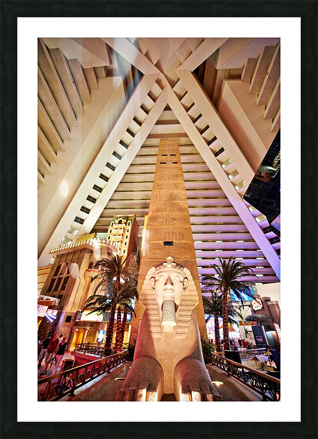 Luxor Hotel and Casino. Las Vegas Nevada USA Picture Frame print