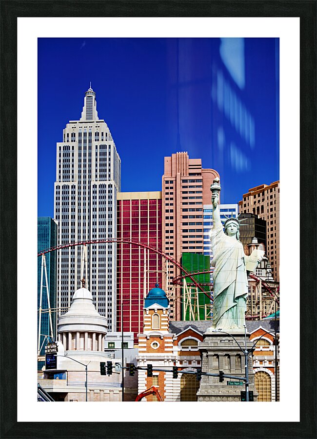 New York Hotel and Casino. Las Vegas Nevada USA Picture Frame print