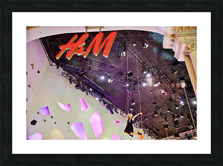 Caesars Palace Hotel Mall. Las Vegas Nevada USA Picture Frame print