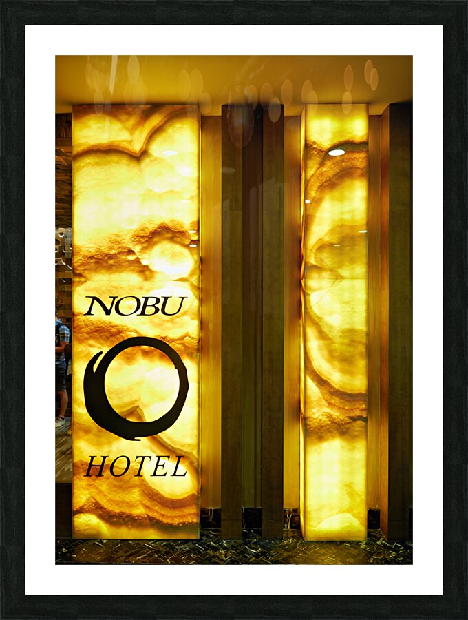Nobu Hotel inside Caesars Palace. Las Vegas Nevada USA Picture Frame print