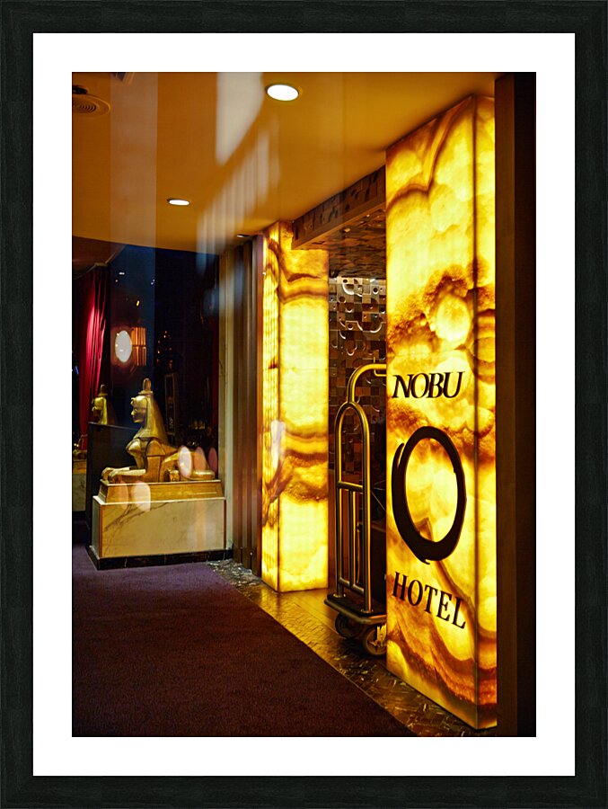 Nobu Hotel inside Caesars Palace. Las Vegas Nevada USA Picture Frame print
