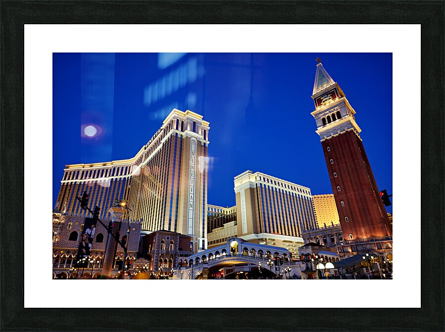 Venetian Hotel and Casino. Las Vegas Nevada USA Picture Frame print