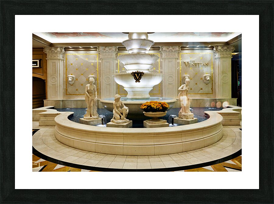 Venetian Hotel and Casino. Las Vegas Nevada USA Picture Frame print