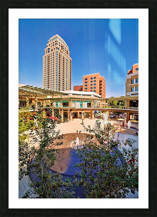 The Mall. Salt Lake City. Utah USA Picture Frame print
