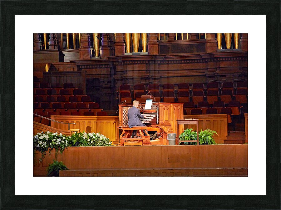 The Tabernacle Pipe Organ. Salt Lake City Utah USA Picture Frame print