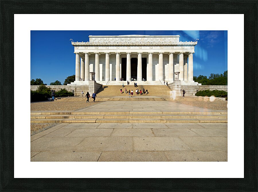 The Lincoln Memorial. Washington D.C. Picture Frame print