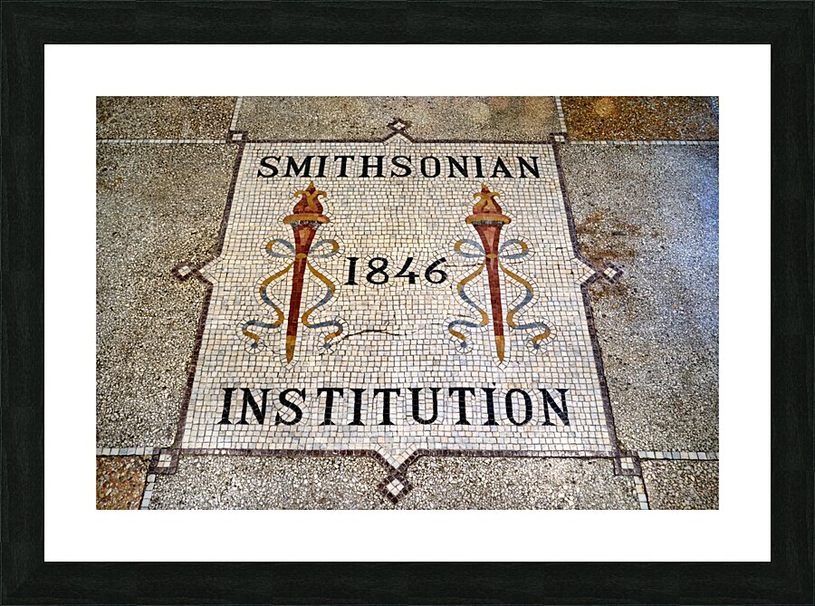 The Smithsonian Institution. Washington D.C. Picture Frame print
