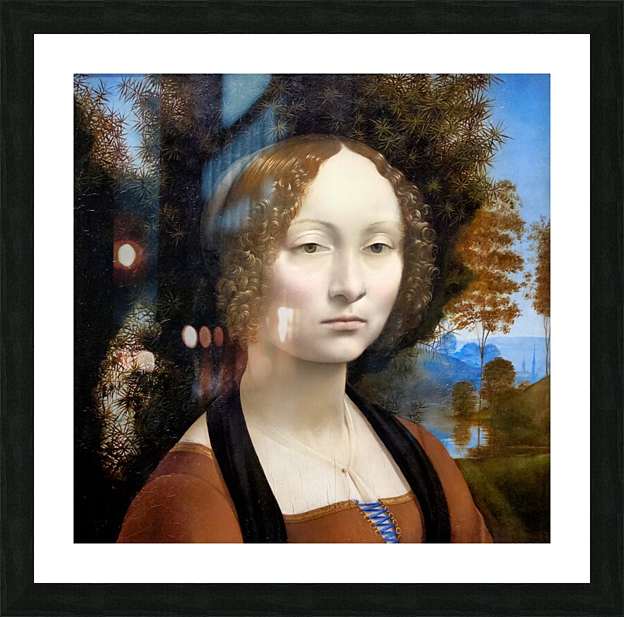 Leonardo da Vinci - Ginevra de Benci -147478 Picture Frame print