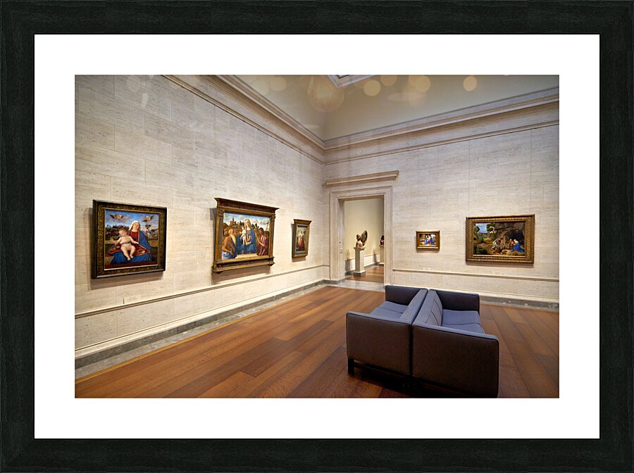 The National Gallery of Art. Washington D.C. Picture Frame print
