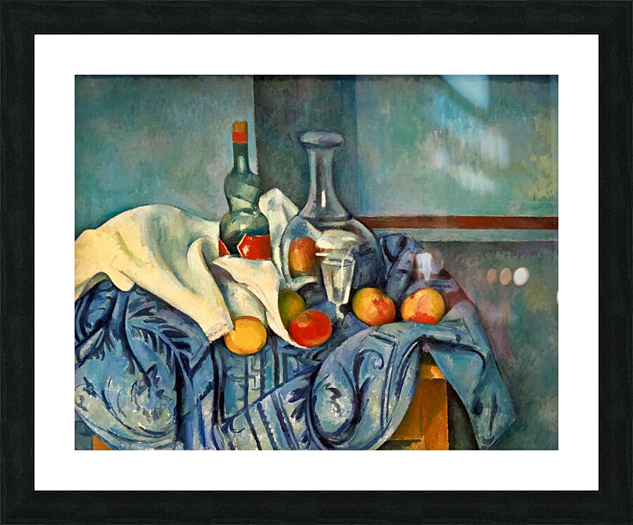 Paul Cezanne - The peppermint bottle - 189395 Picture Frame print