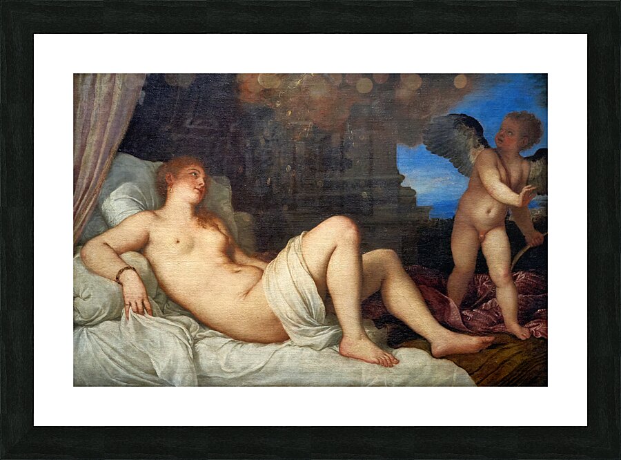 Titian - Danae - 15445 Picture Frame print