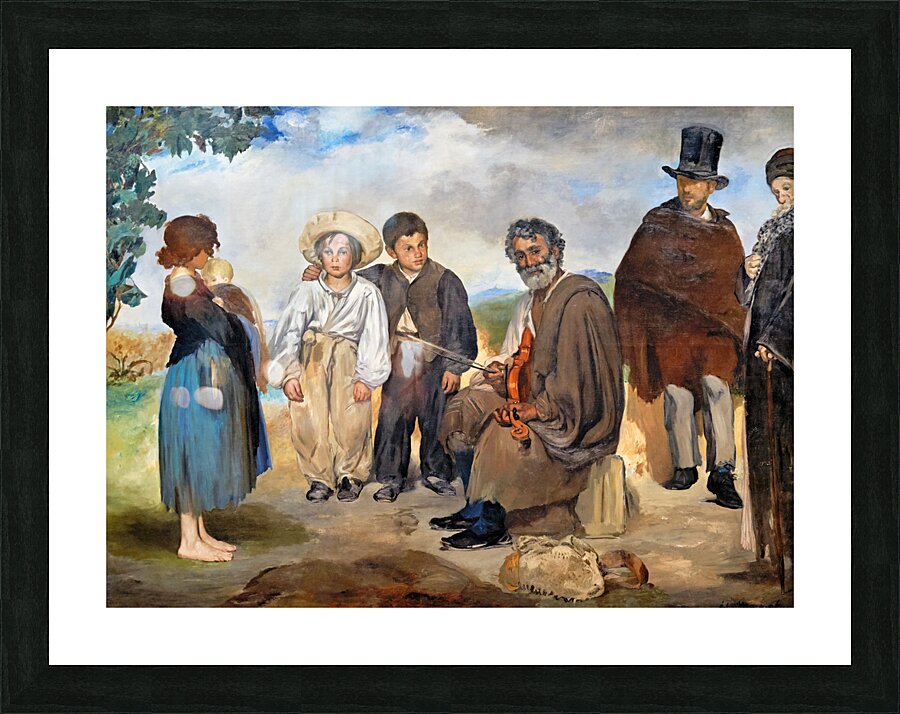 Edouard manet - The old musician - 1873 Picture Frame print