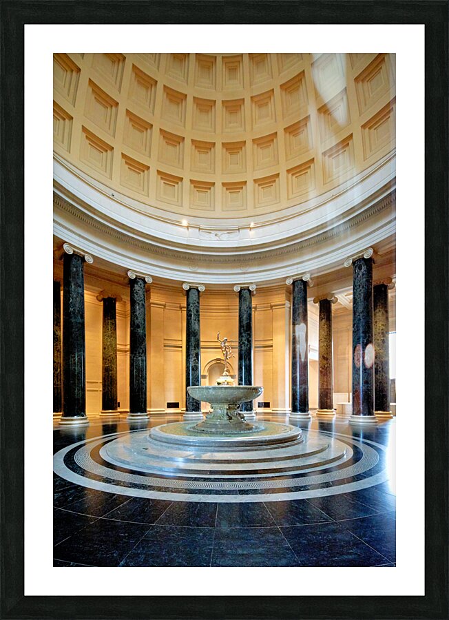 The central rotunda in the West Wing of the National Gallery of Art in Washington D.C. Picture Frame print