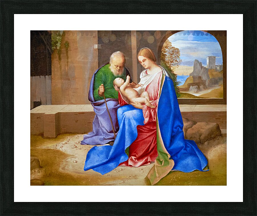 Giorgione - The Holy Family - 1500 Picture Frame print