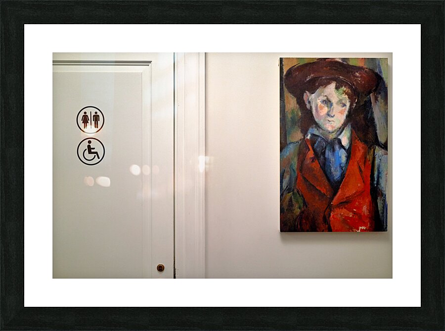 Restroom at the National Gallery of Art Washington D.C. Picture Frame print