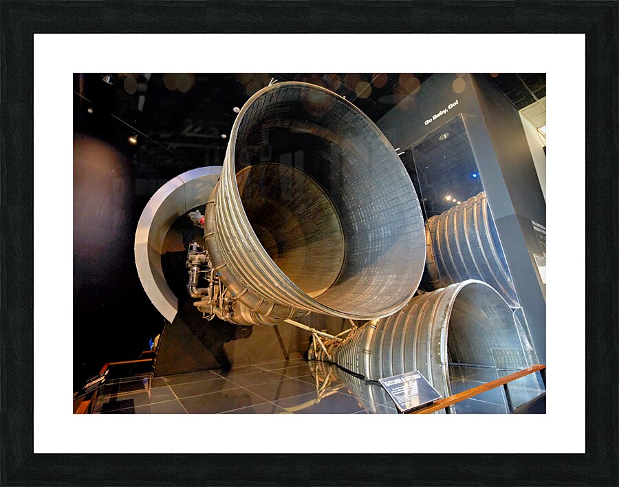 Inside the Smithsonian National Air and Space Museum. Washington D.C. Picture Frame print