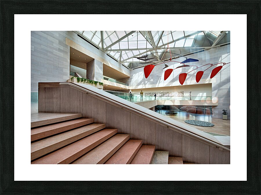 The East Building of the National Gallery of Art. Washington D.C. Picture Frame print