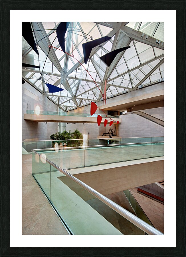 The East Building of the National Gallery of Art. Washington D.C. Picture Frame print