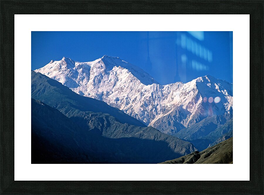 Pakistan. The Karakoram range Picture Frame print