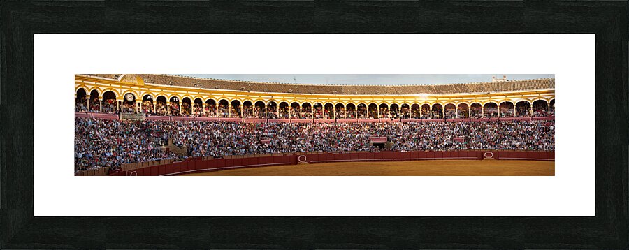 ANDALUSIA SPAIN. Bullfight in Seville Arena Picture Frame print