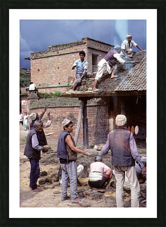 Nepal. Kathmandu. Picture Frame print