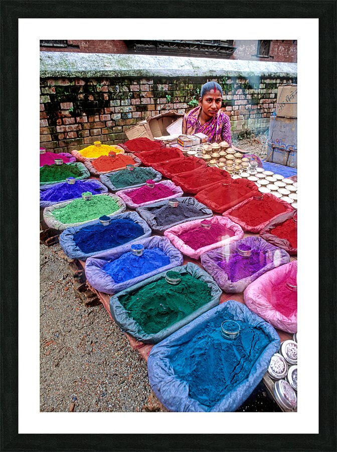 Nepal. Kathmandu. Pashupatinath Impression et Cadre photo