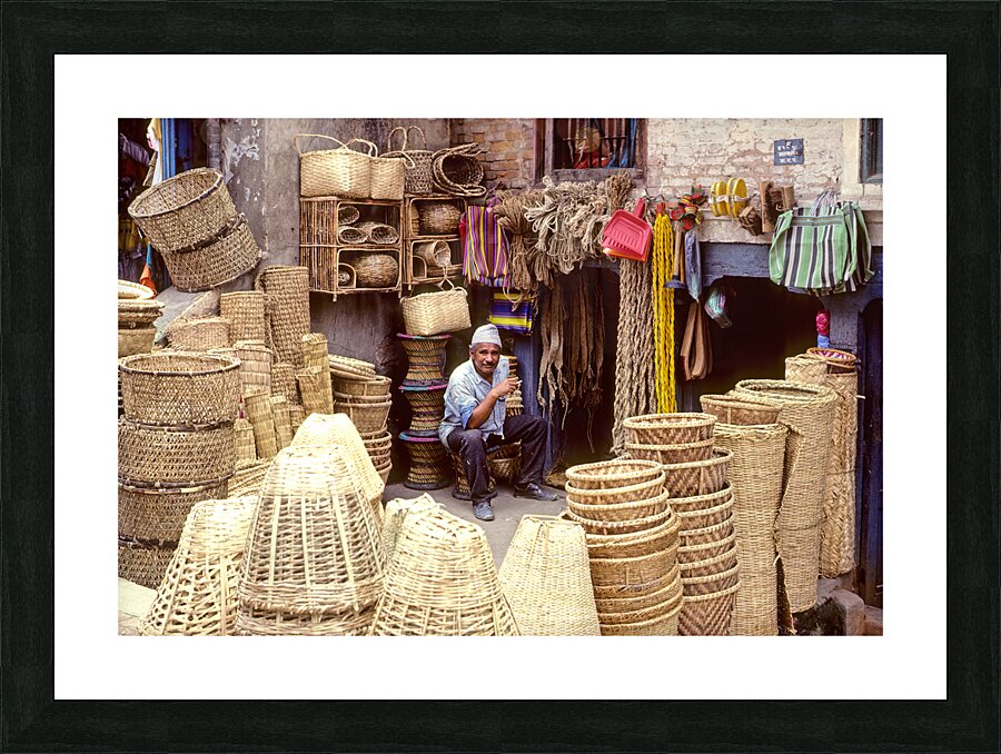 Nepal. Kathmandu. Picture Frame print