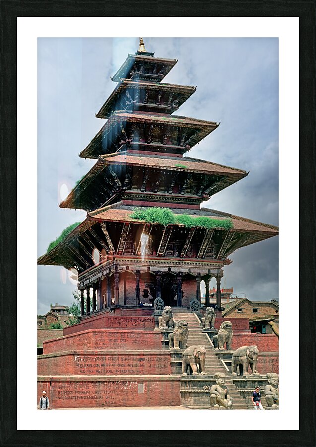 Nepal. Kathmandu. Durbar Square Picture Frame print