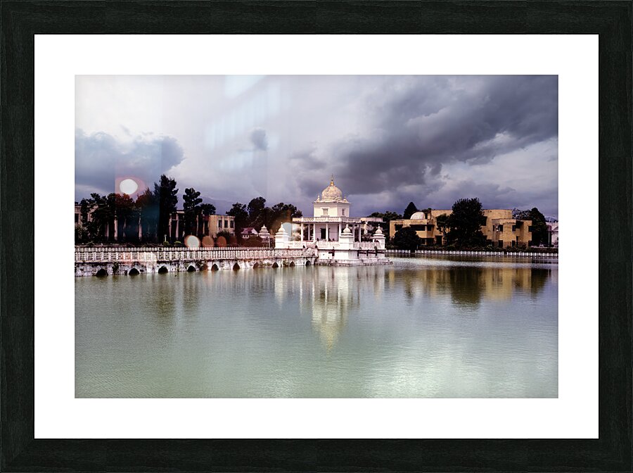 Nepal. Kathmandu. Rani Pokhari Picture Frame print