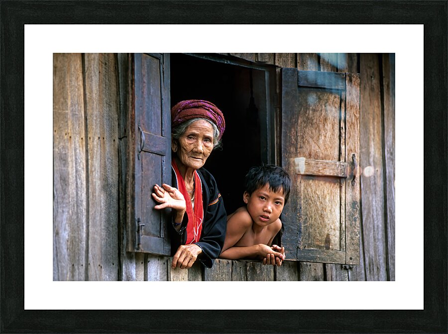 MYANMAR. Life in Kalaw village Picture Frame print