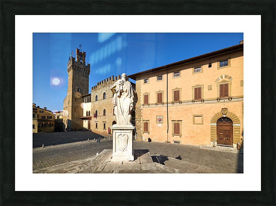 Arezzo Tuscany Italy. Palazzo dei Priori Communal Palace Picture Frame print