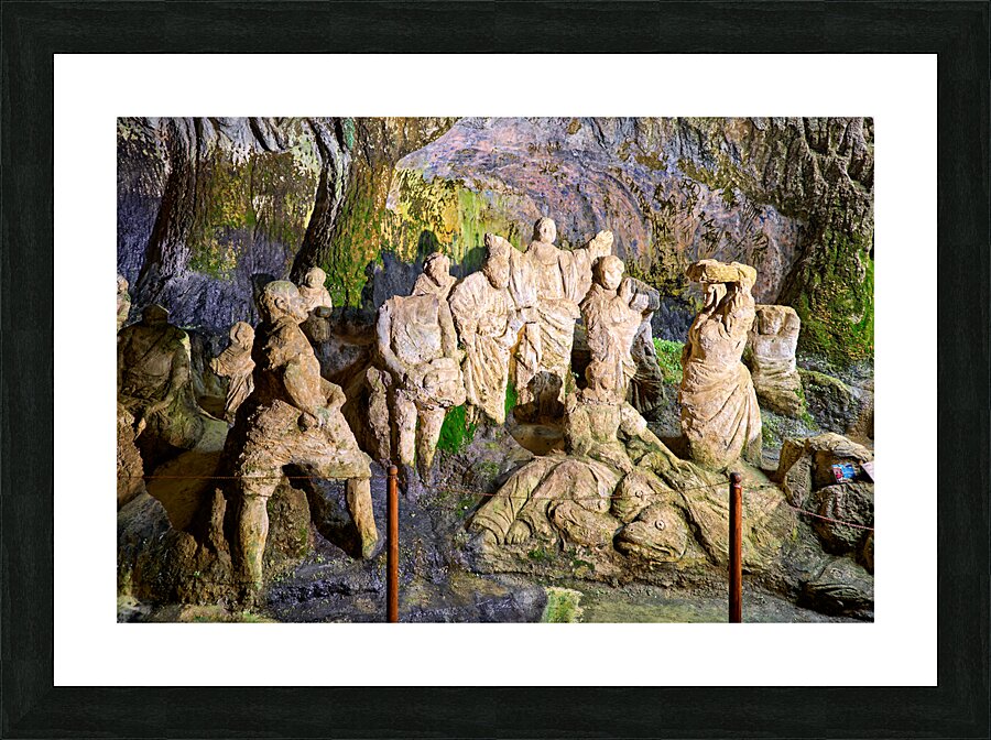 Pizzo Calabro. Calabria Italy. The cave church of Piedigrotta. Picture Frame print