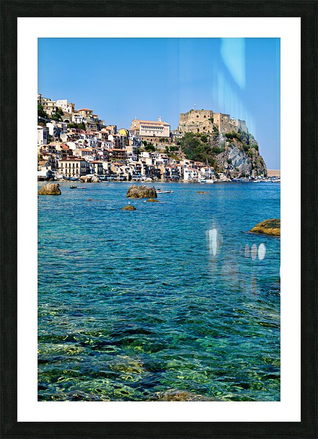 Scilla. The fishermen village of Chianalea Calabria Italy. Picture Frame print