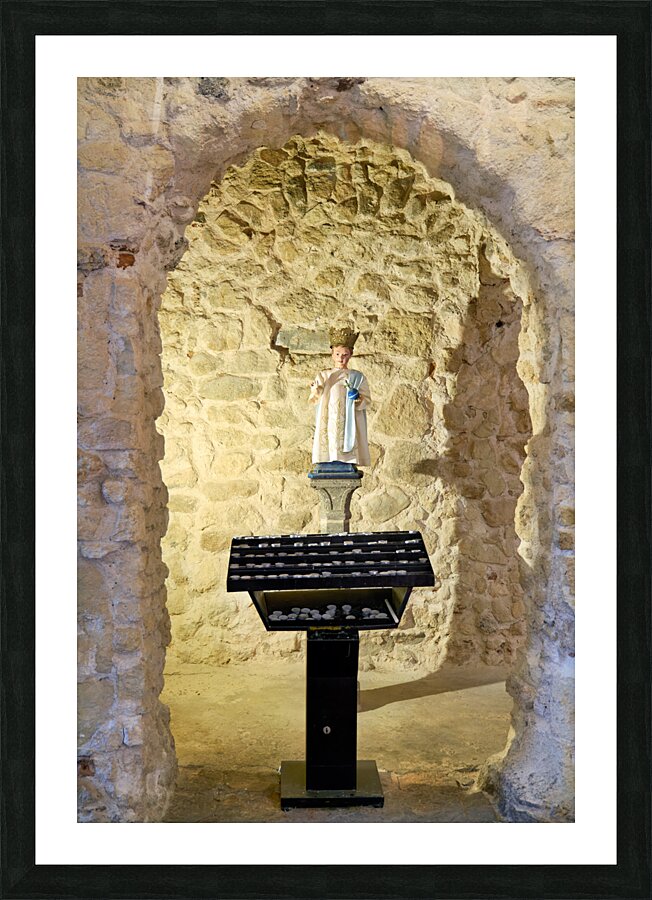 Tropea Calabria Italy. Santa Maria dellIsola Monastery Picture Frame print