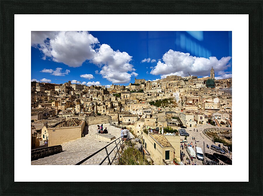 Matera Basilicata Italy. Cityscape. I sassi di Matera Picture Frame print