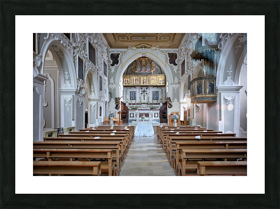 Matera Basilicata Italy. Chiesa di San Francesco di Assisi Picture Frame print