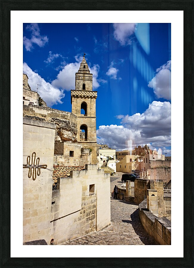 Matera Basilicata Italy. Church of Saint Peter Barisano Picture Frame print