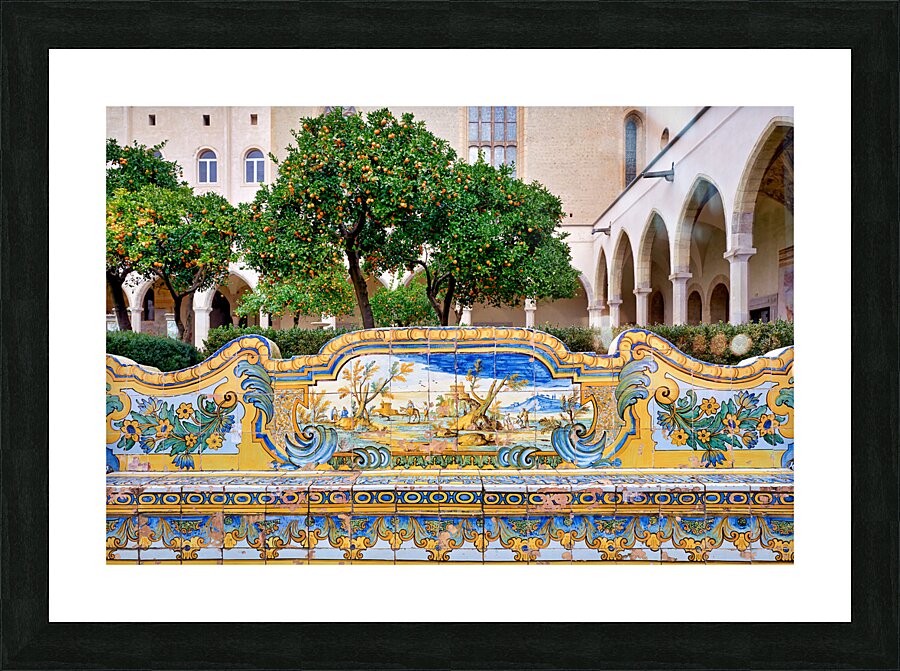 Naples Campania Italy. Toledo is a station on Line 1 of the Naples Metro named after nearby Via Toledo Picture Frame print